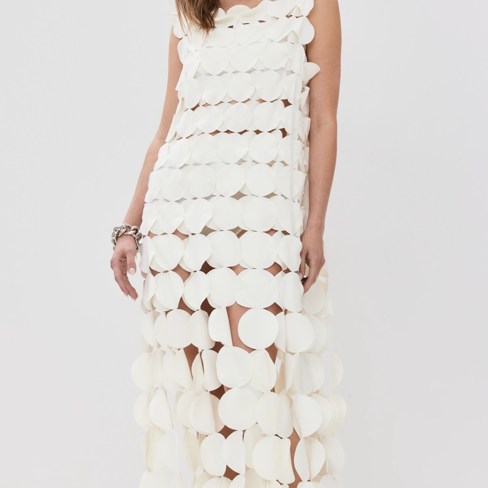 A.W.A.K.E. Mode Multi Circle Double Layered Dress, NWT